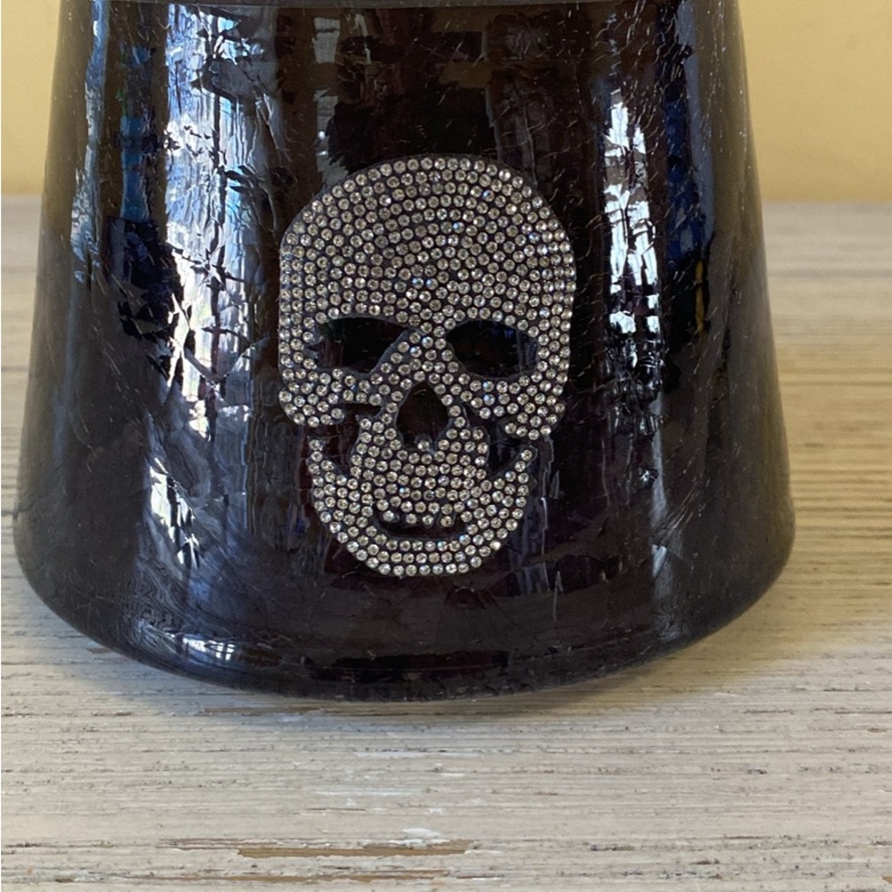 Yankee Candle Crackled Skull Illuma Lid